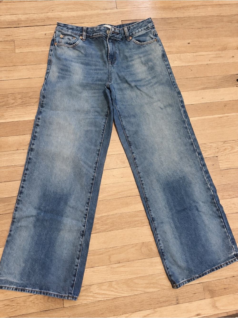 PACSUN Casey Low Rise Baggy 
Jeans Medium Indigo sz 28 - Picture 5 of 8